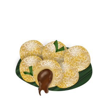Indonesian Food Klepon png