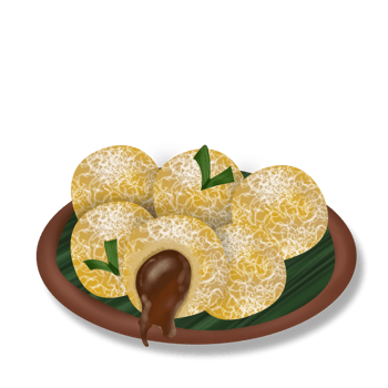Indonesian Food Klepon png