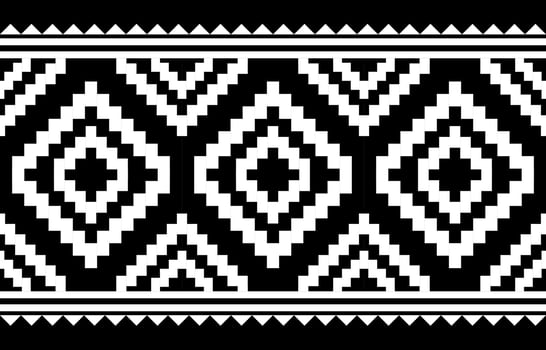 Geometric ethnic pattern tribal traditional. design for background, illustration, wallpaper, fabric, texture, batik, carpet, clothing, embroidery vector