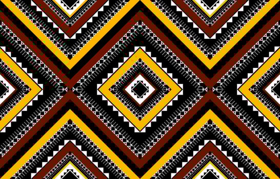 Geometric ethnic seamless pattern tribal traditional. Aztec style. design for background, illustration, wallpaper, fabric, texture, batik, carpet, clothing, embroidery vector