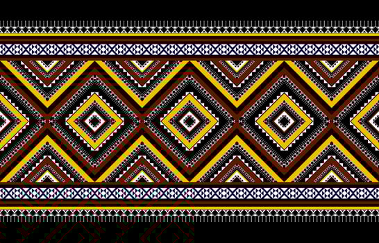 Geometric ethnic pattern tribal traditional. design for background, illustration, wallpaper, fabric, texture, batik, carpet, clothing, embroidery vector