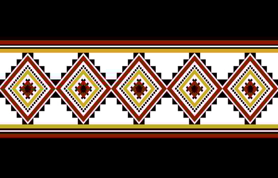 Geometric ethnic seamless pattern traditional. Tribal vector ornament. design for background, illustration, wallpaper, fabric, aztec, clothing, carpet, batik, embroidery