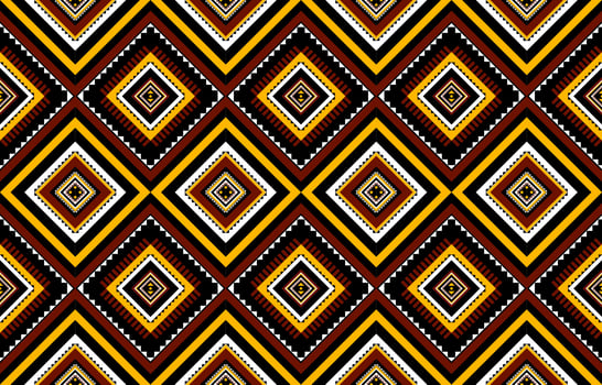 Geometric ethnic seamless pattern. Tribal style. Design for background,illustration,texture,fabric,wallpaper,clothing,carpet,batik,embroidery vector