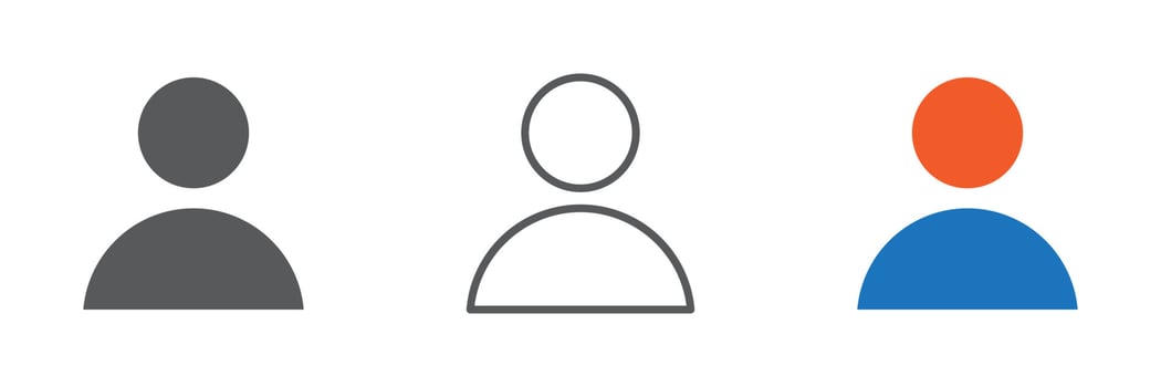 person icon vector. people icon vector illustration