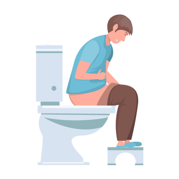 Kid boy sitting on toilet in bathroom png