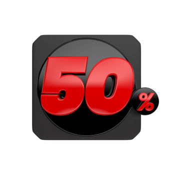 Percentage 3D Render png