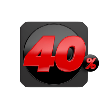 Percentage 3D Render png