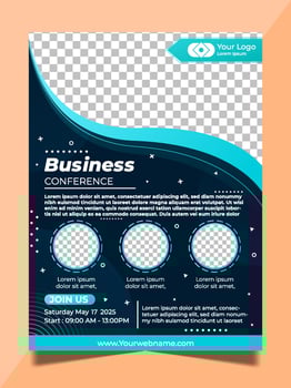 Templates Webinar Online Workshop Poster vector