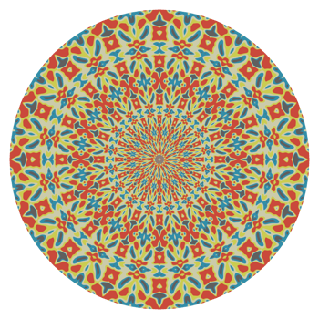 Mandala pattern decoration element png