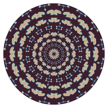 Mandala circle ornament png