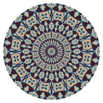 Mandala circle ornament png