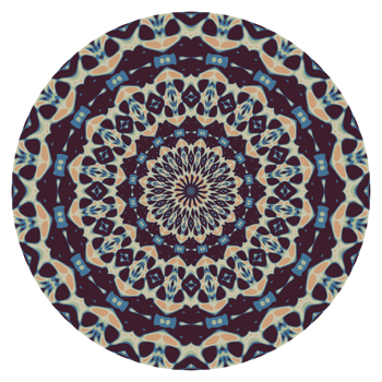 Mandala circle ornament png