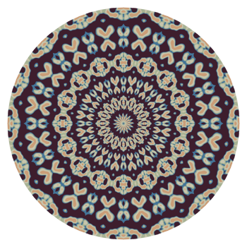 Mandala circle ornament png