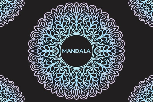 Frame mandala design. Mandala pattern background design. vector