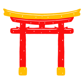 Tokyo Landmark in flat design style png