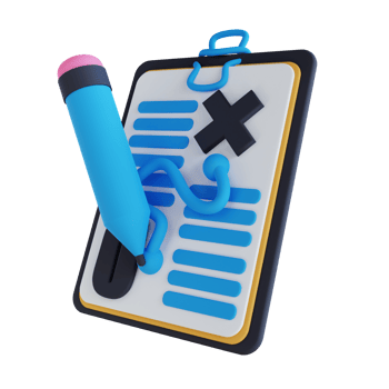 3D illustration strategy presentation png