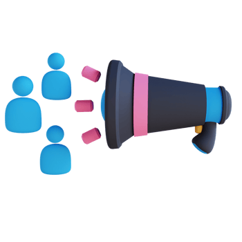 3D illustration of marketing targets png