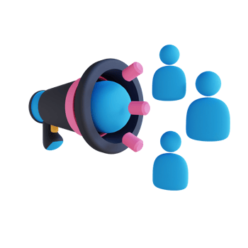 3D illustration of marketing targets png