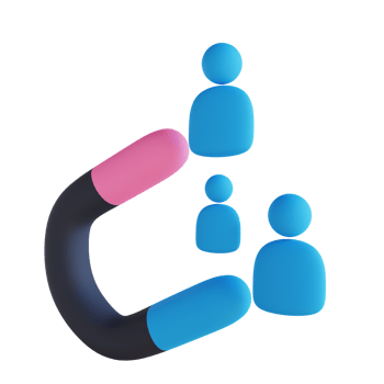 3D illustration inbound marketing png
