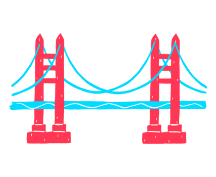 Brooklyn Bridge New York Graphic Element Illustration png