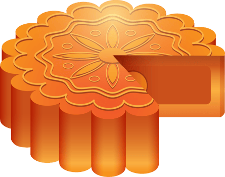 Mooncake, illustration, Mid autumn festival png