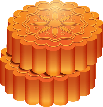 Mooncake, illustration, Mid autumn festival png