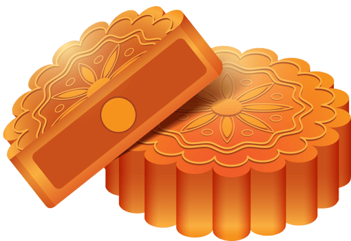 Mooncake, illustration, Mid autumn festival png