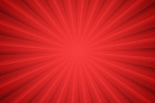 Sun rays retro vintage style on red background, Sunburst pattern background. Rays. Summer banner vector illustration. Abstract sunburst wallpaper for template business social media advertising.