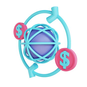 3D illustration international finance suitable for business and finance png