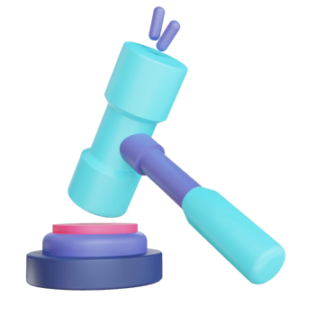 3D illustration auction suitable for business and finance png