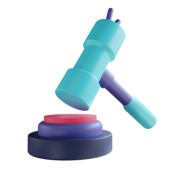 3D illustration auction suitable for business and finance png