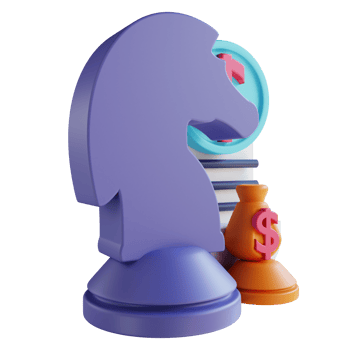 3D illustration strategy suitable for business and finance png