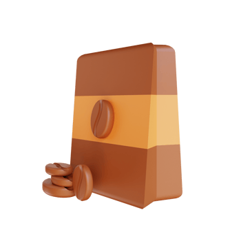 3D illustration coffee powder png