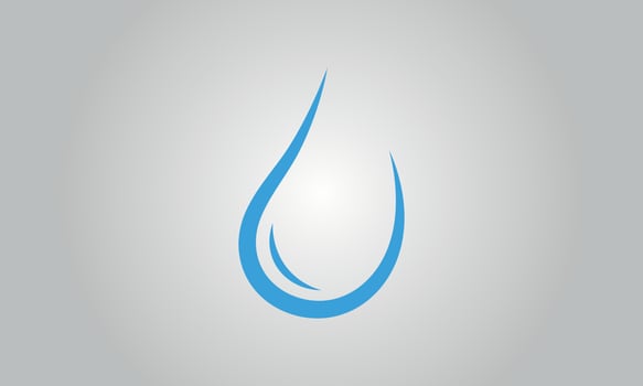 water drop logo icon design free vector file.
