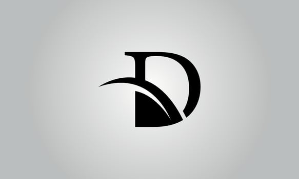 Letter D vector logo free template Free Vector