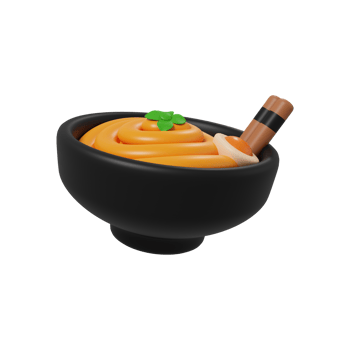3d illustration of noodle icon png
