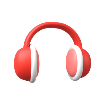 3d illustration of earmuffs png