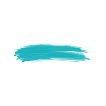 Turquoise Watercolor Brush Stroke png
