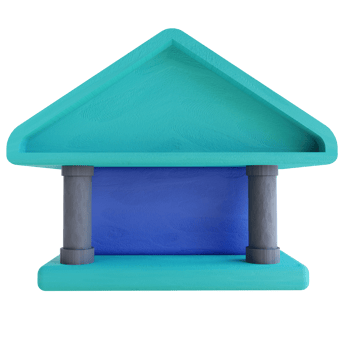 3D illustration bank png