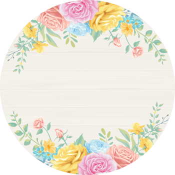 Rose Flower and botanical leaf digital painted png