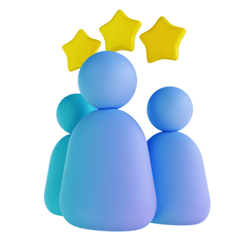 3D illustration appreciate people png