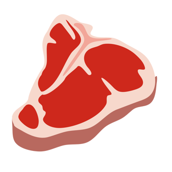 Fresh red meat PNG file