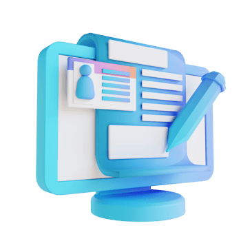 3D illustration data management png