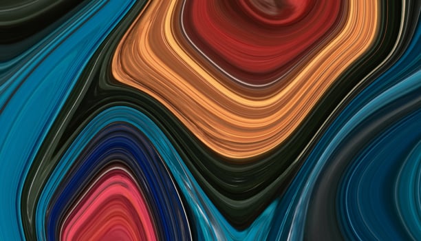 Modern and trendy abstract colorful liquid marble paint background Premium Vector
