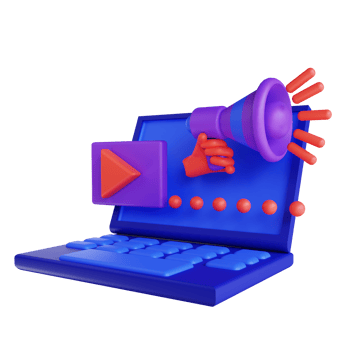 3D illustration digital marketing for digital marketing png