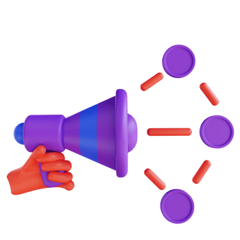 3D illustration viral marketing suitable for digital marketing png
