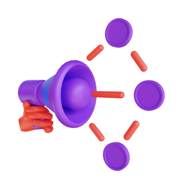 3D illustration viral marketing suitable for digital marketing png