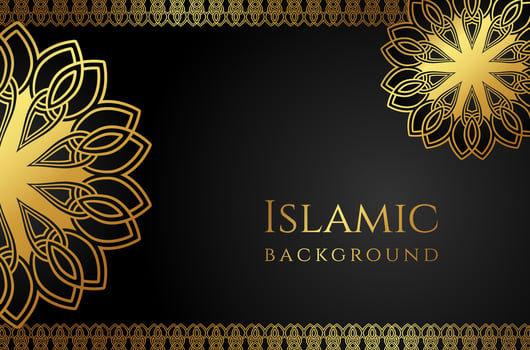 Islamic background with decorative ornament pattern. - Vector