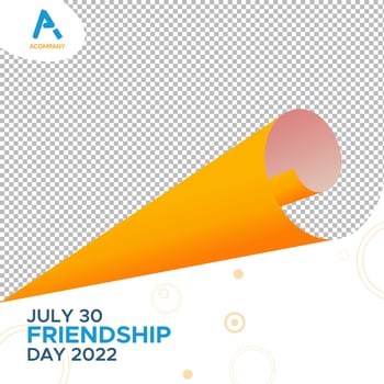 Happy Friendship Day Social Media Post Template vector