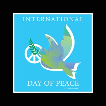 International Day Of Peace vector